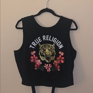 true religion strap tank top shirt